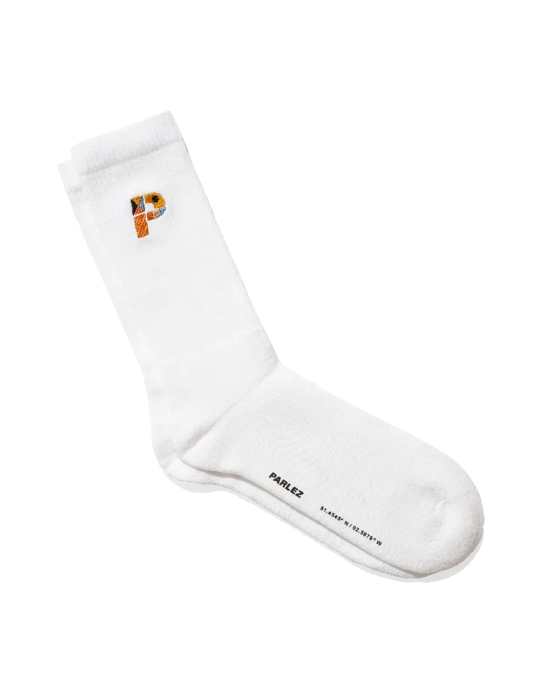 Dryden Socks in White