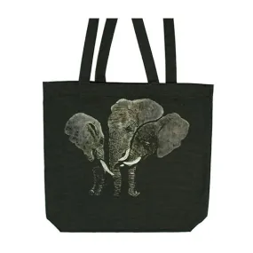 Elephants Canvas Tote