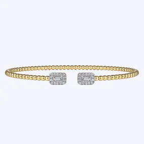 Eva Diamond Open Bangle