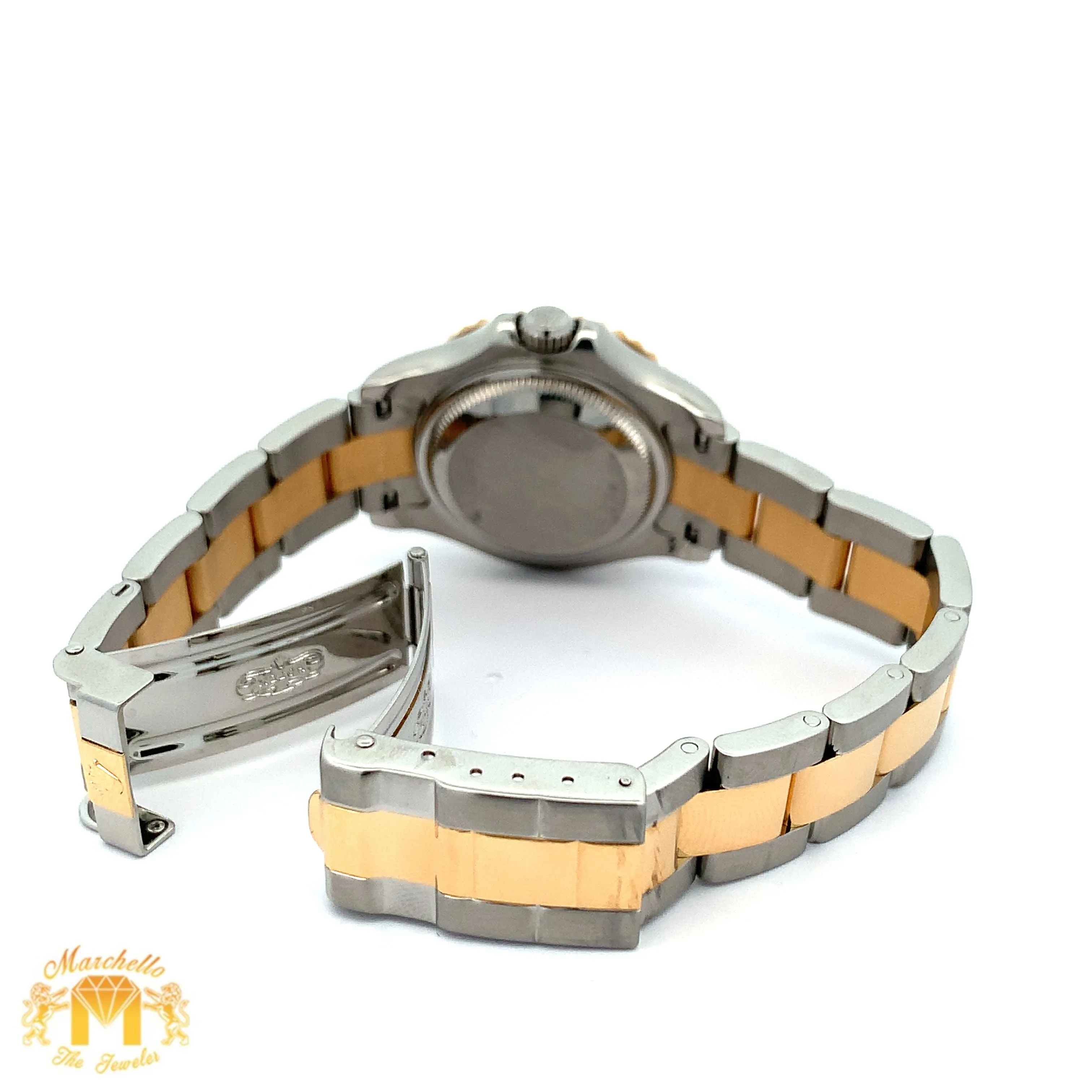 Factory 29mm Yacht-Master Rolex Watch with Two-Tone Oyster Bracelet (Rolex Papers)