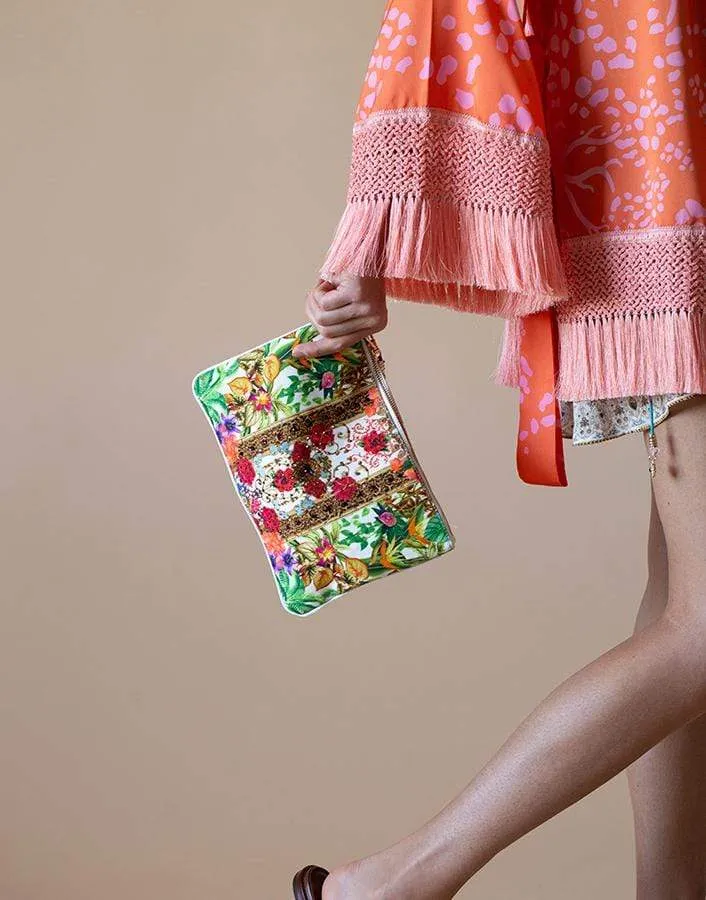 Fair Verona Small Canvas Clutch