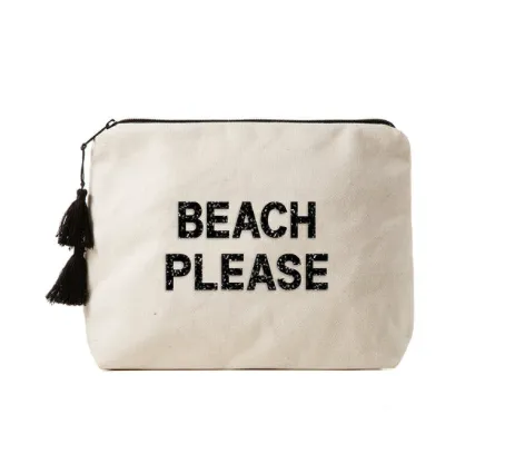 FALLON & ROYCE Black Crystal Bikini Bag