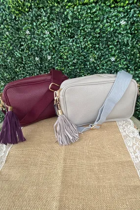 Faux Leather Crossbody Purse