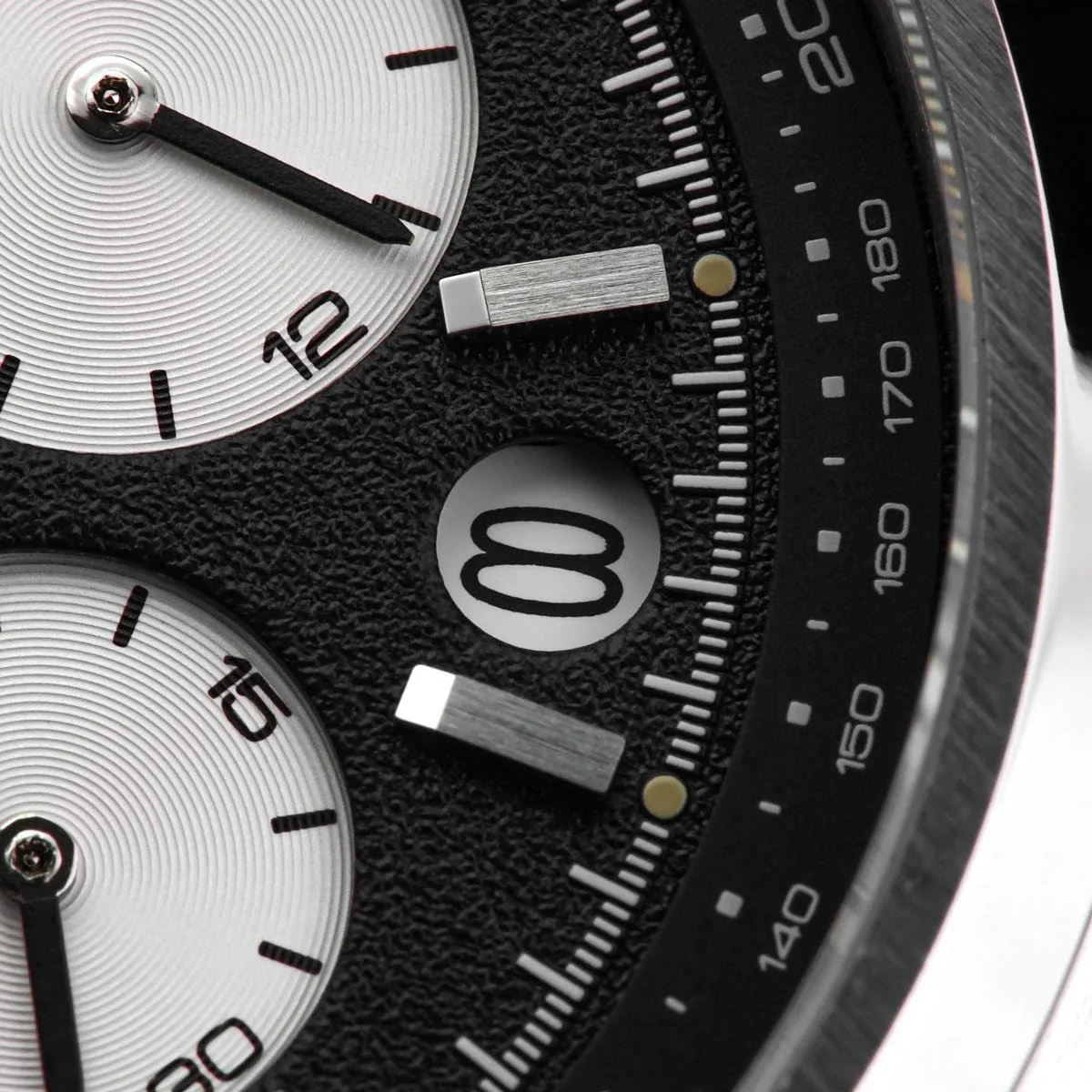 FORZO G2 EnduraTimer Chronograph Watch - Reverse Panda Dial - LIKE NEW