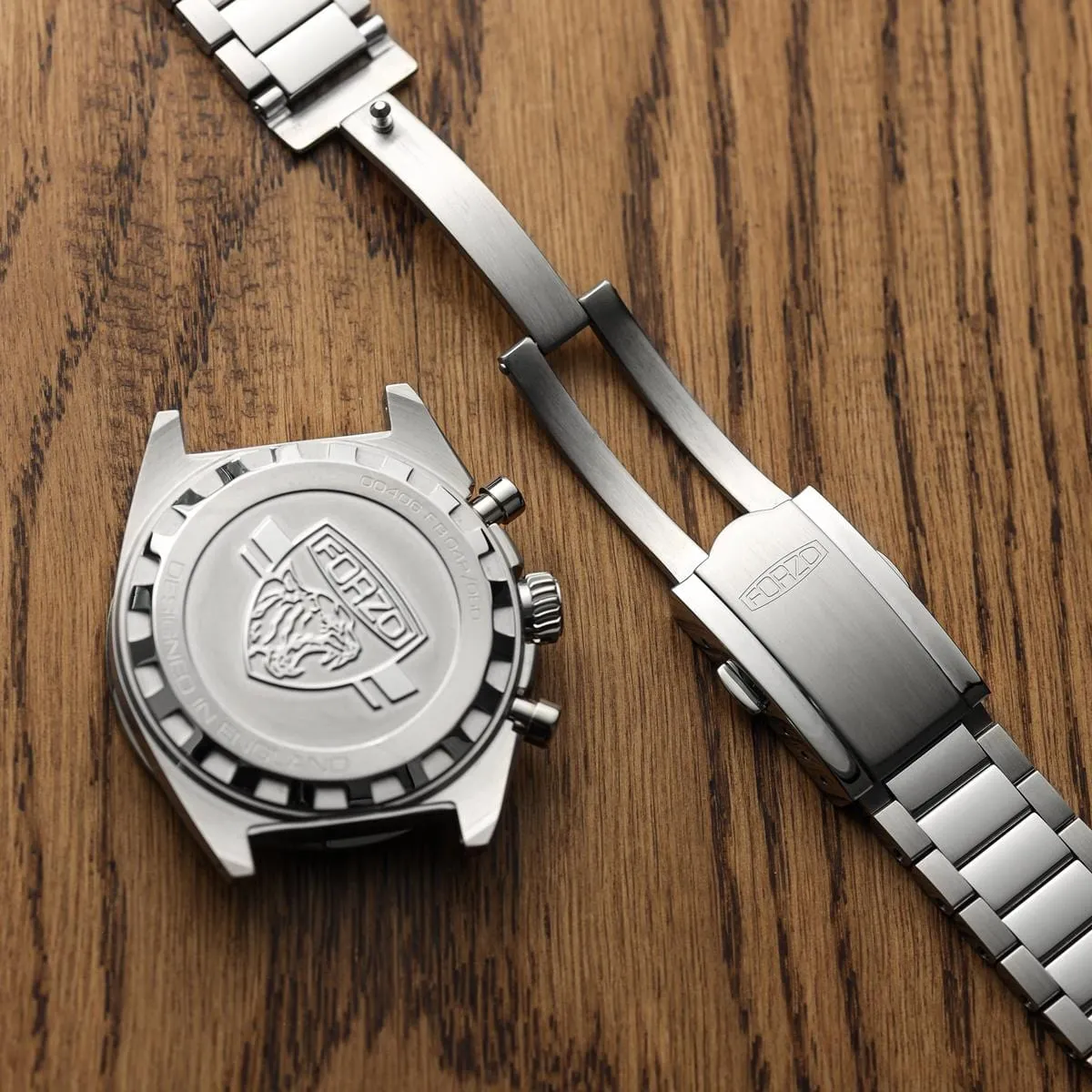 FORZO G2 EnduraTimer Chronograph Watch - Reverse Panda Dial - LIKE NEW
