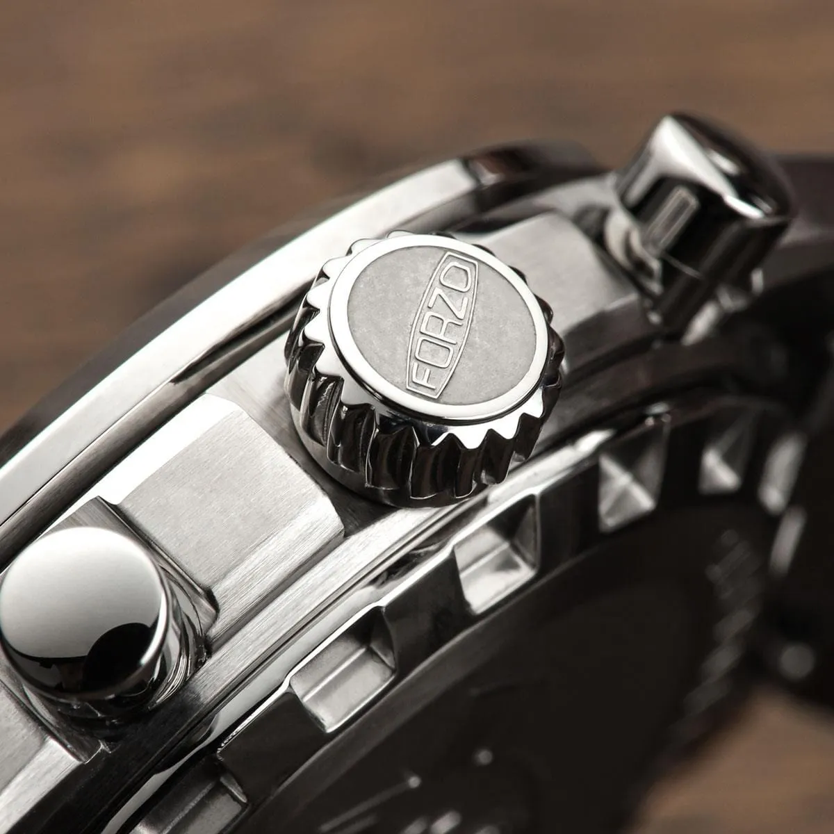 FORZO G2 EnduraTimer Chronograph Watch - Reverse Panda Dial - LIKE NEW