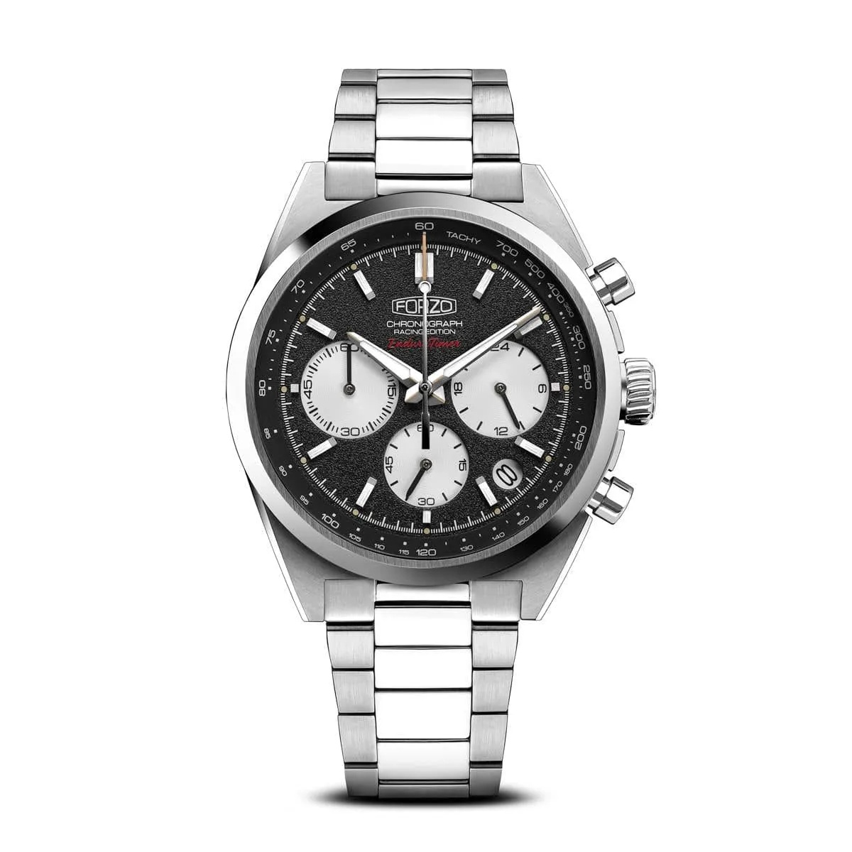 FORZO G2 EnduraTimer Chronograph Watch - Reverse Panda Dial - LIKE NEW