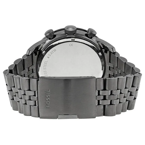 Fossil Townsman Chronograph Grey Dial Smoke Ion-plated Men's Watch FS4786