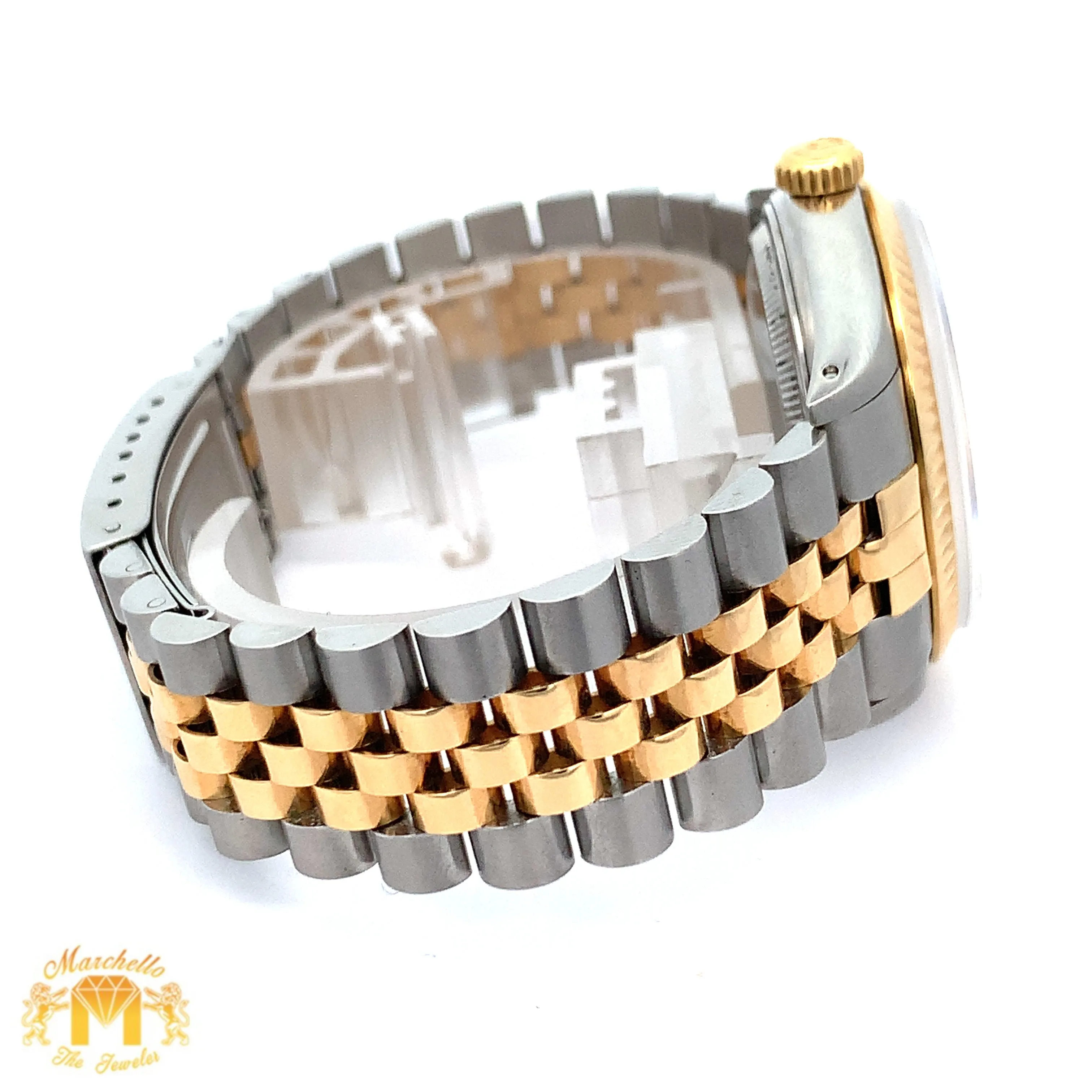 Full Factory 36mm Rolex Watch with Two-tone Jubilee Bracelet