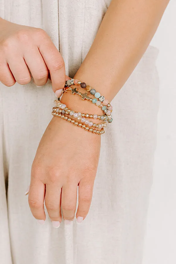 Full Of Faith Bracelet Set in Multi