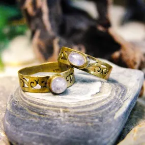 Gemma Brass Ring