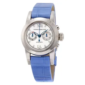 Girard Perregaux Collection Lady Diamond 18kt White Gold Brown Leather Ladies Watch 80450.0.53.11M7
