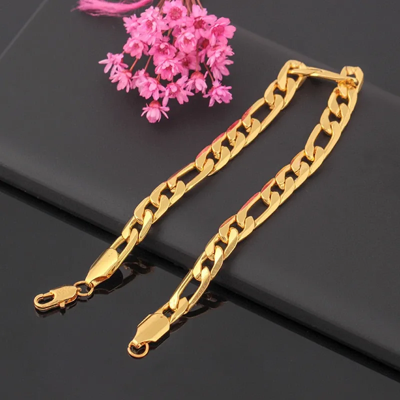 gold Bracelets geometry Chain