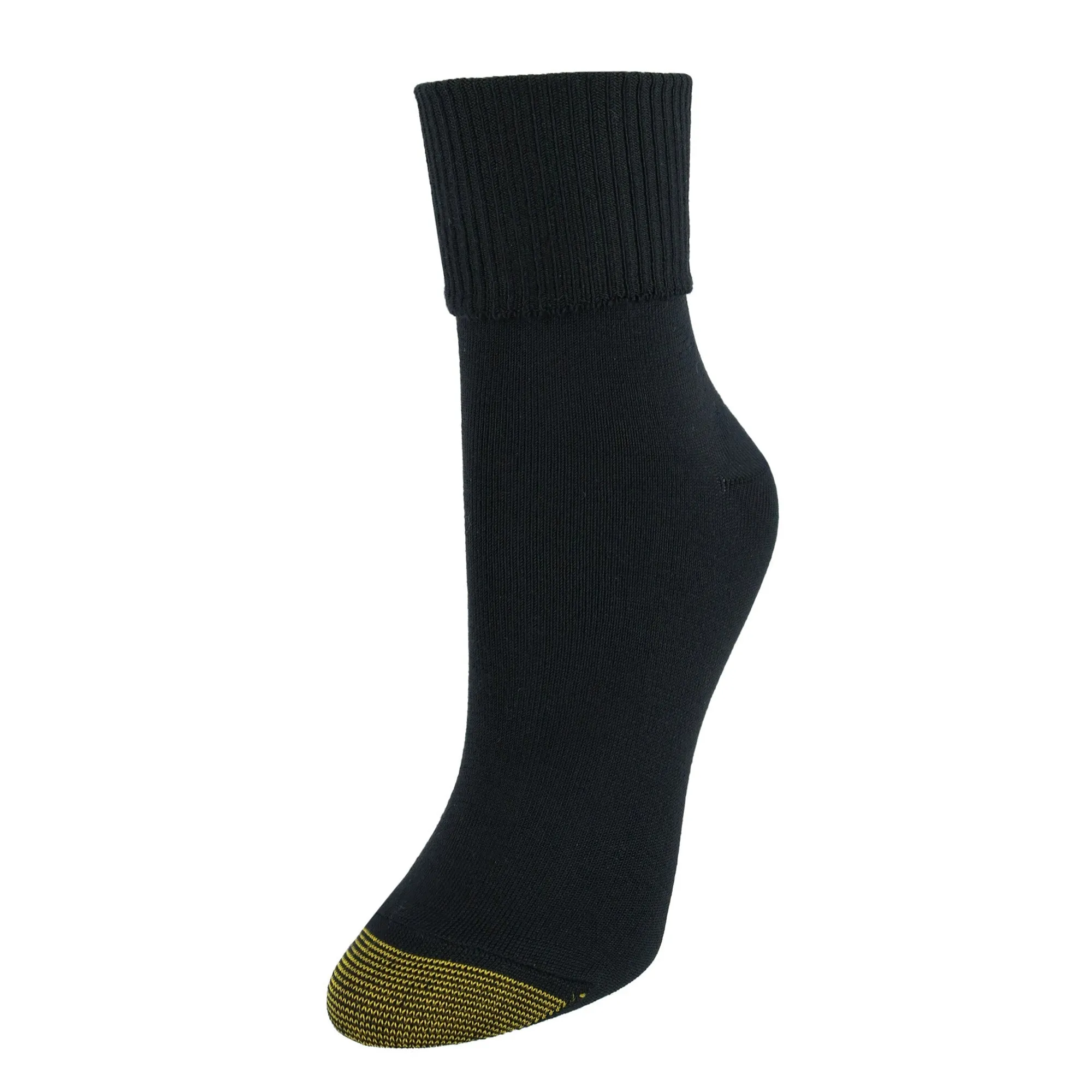 Gold Toe Women's Providence Turn Cuff Cotton Blend Socks (3 Pair Pack)