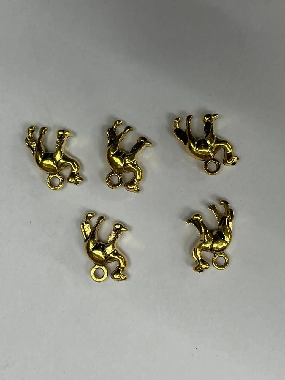 Golden Camel Metal Charms