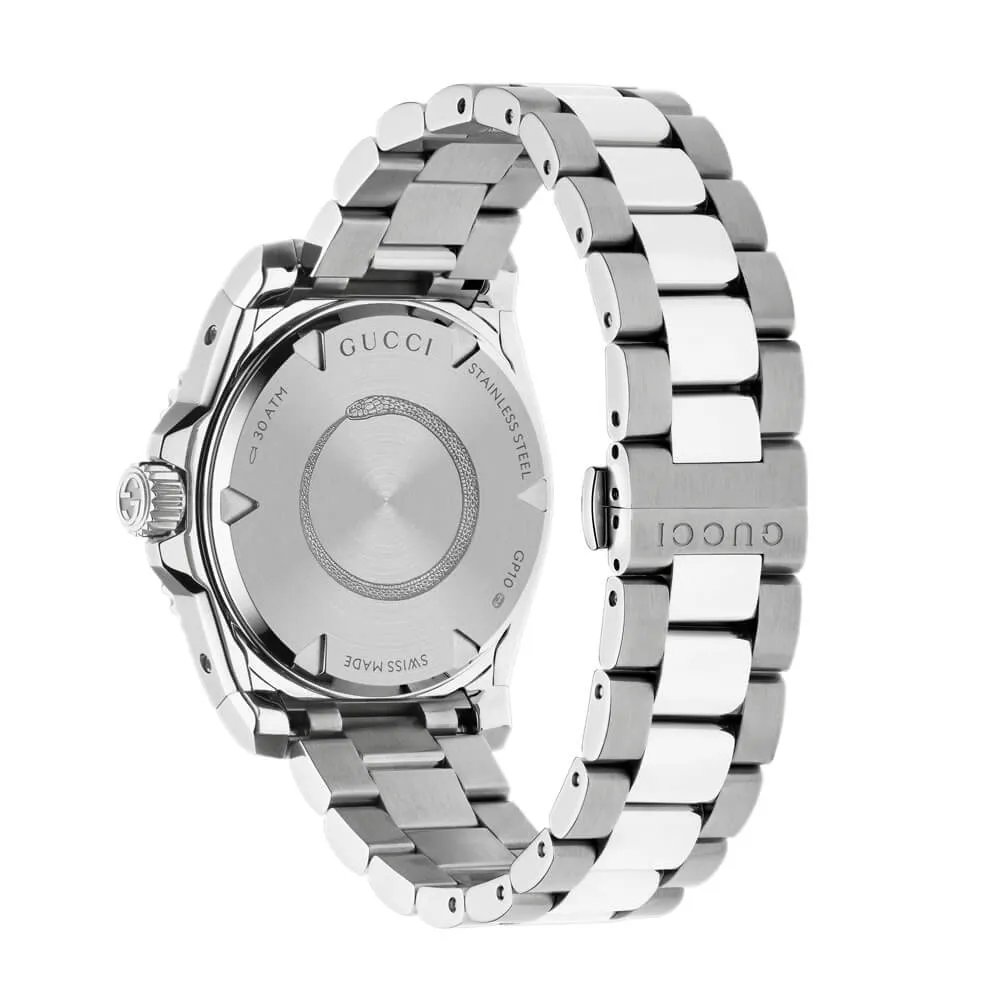 Gucci Dive Unisex 40MM Silver Dial with Bee Quartz Watch YA136357