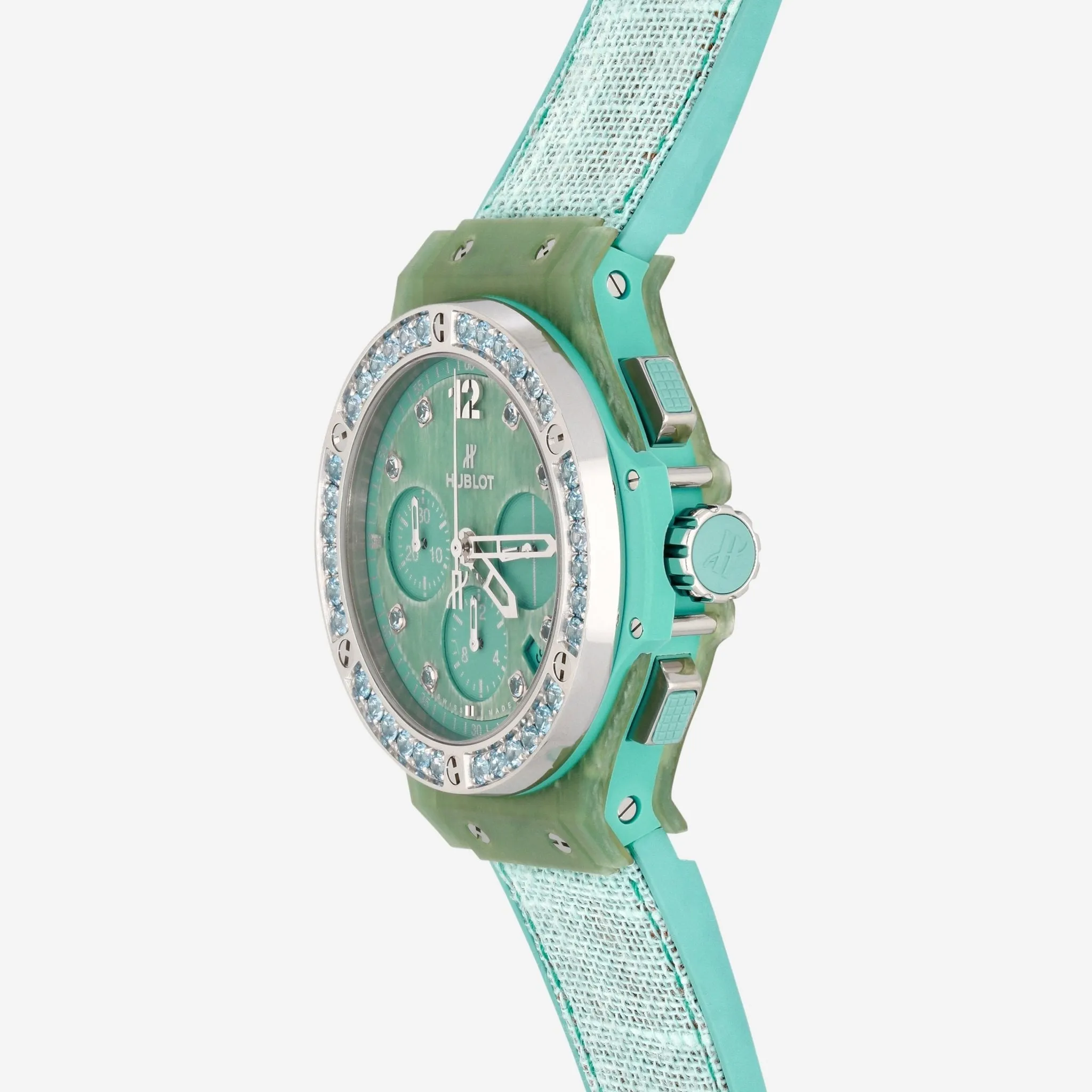 Hublot Big Bang Tutti Frutti Linen Automatic Ladies Watch 341.XL.2770.NR.1237