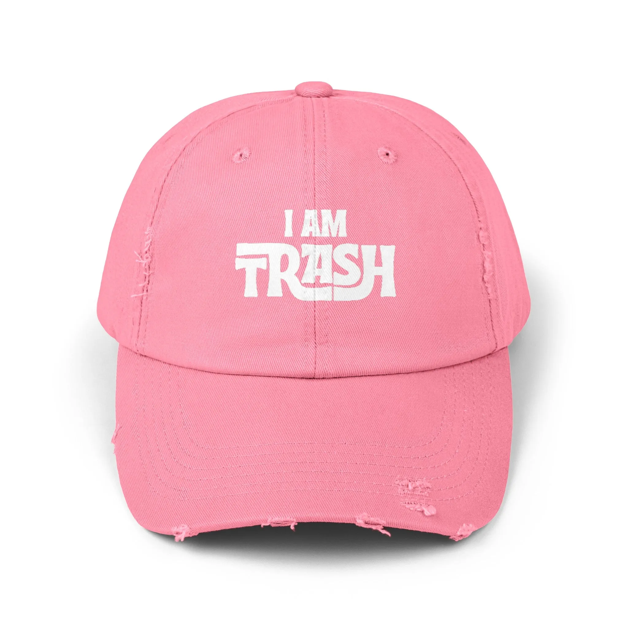 I am Trash Distressed Dad Hat