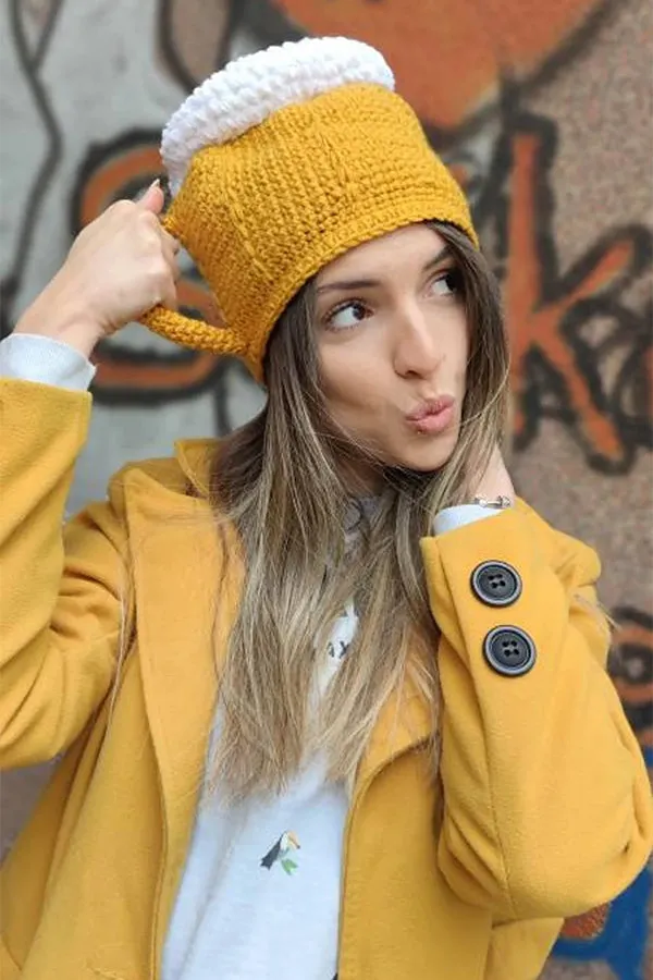 Lilipretty 3D Cute Beer Mug Hat