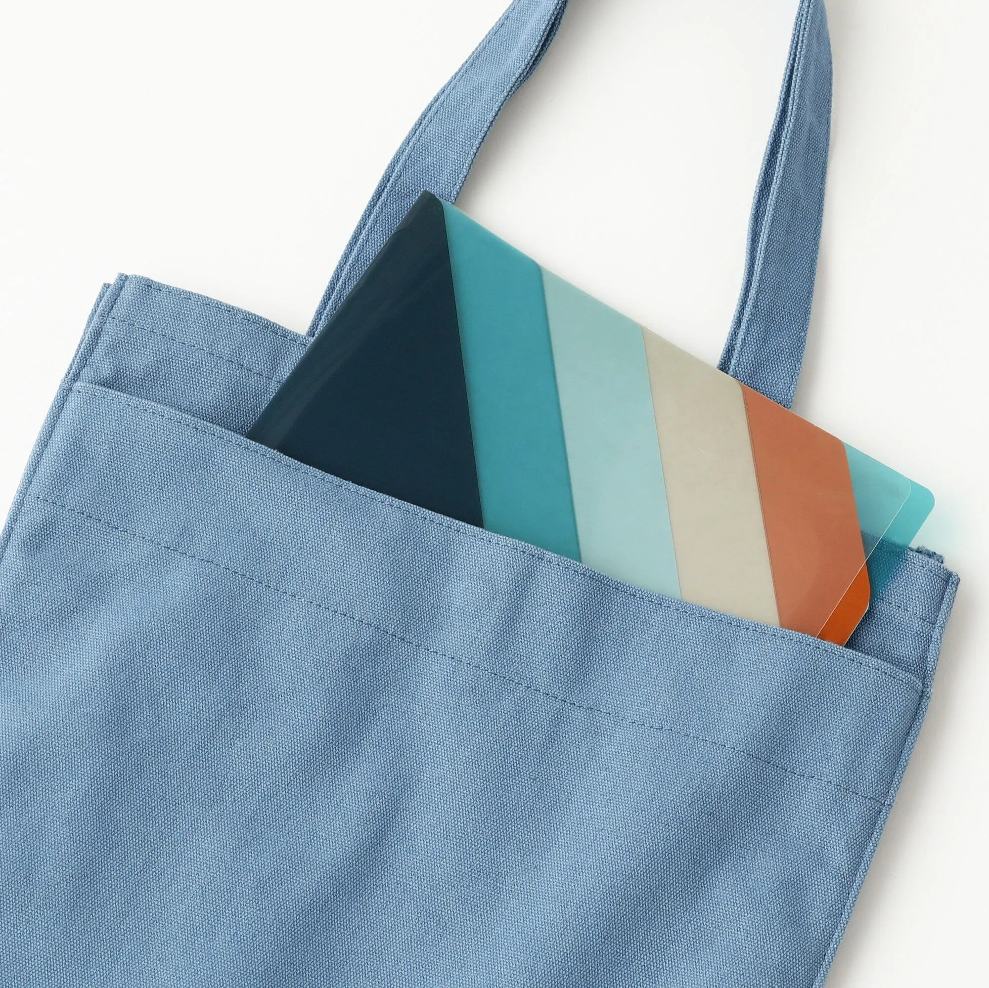 Logo Tote M Blue