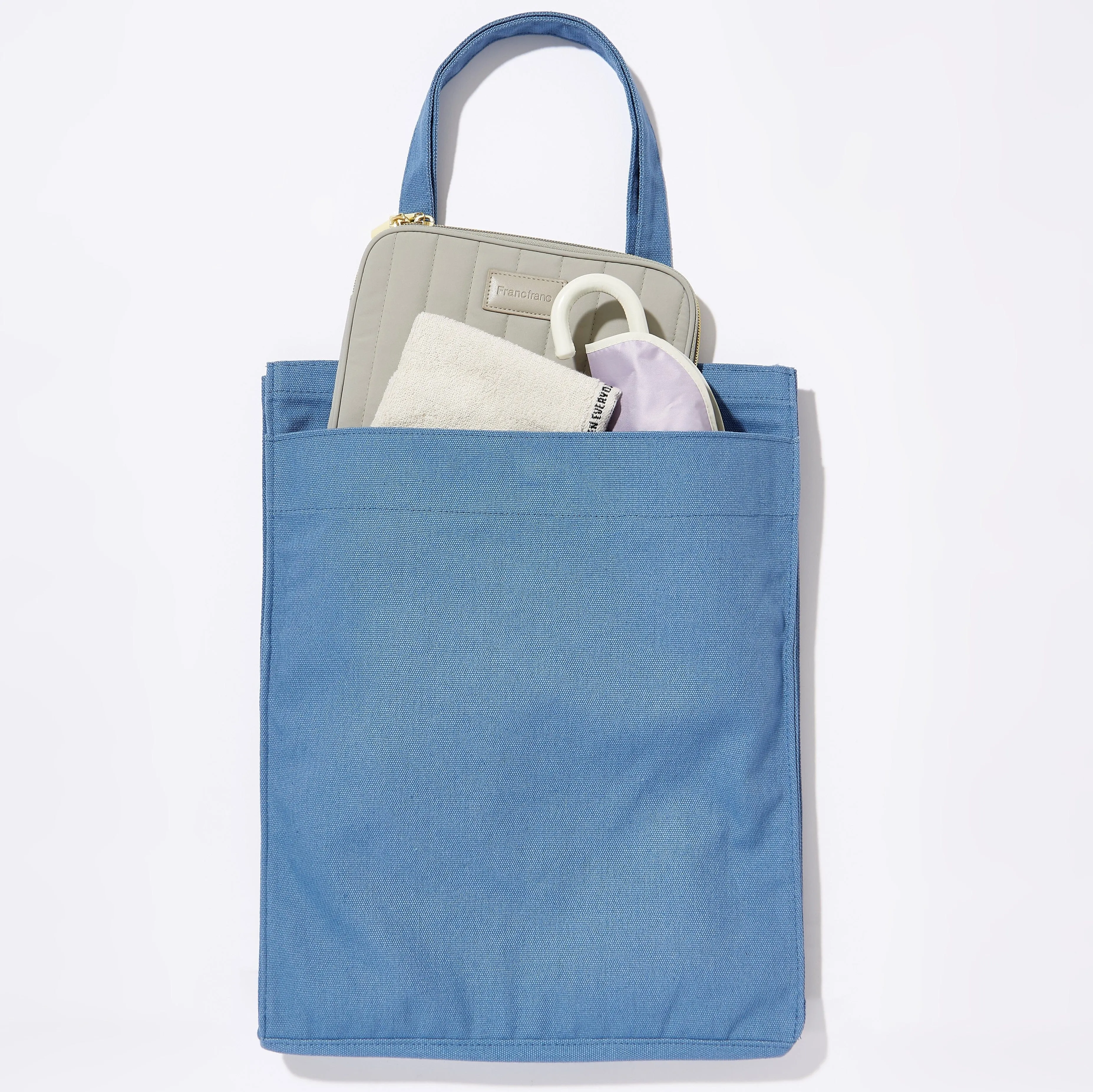 Logo Tote M Blue