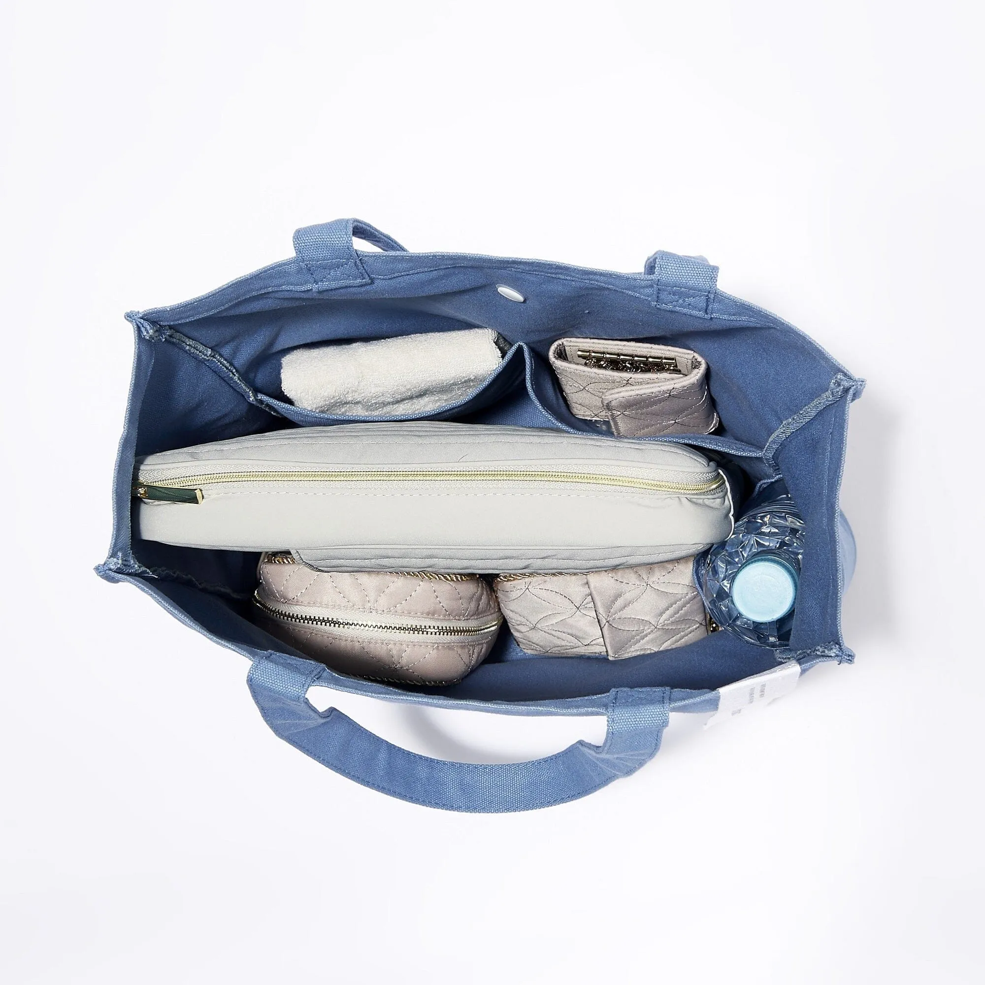 Logo Tote M Blue