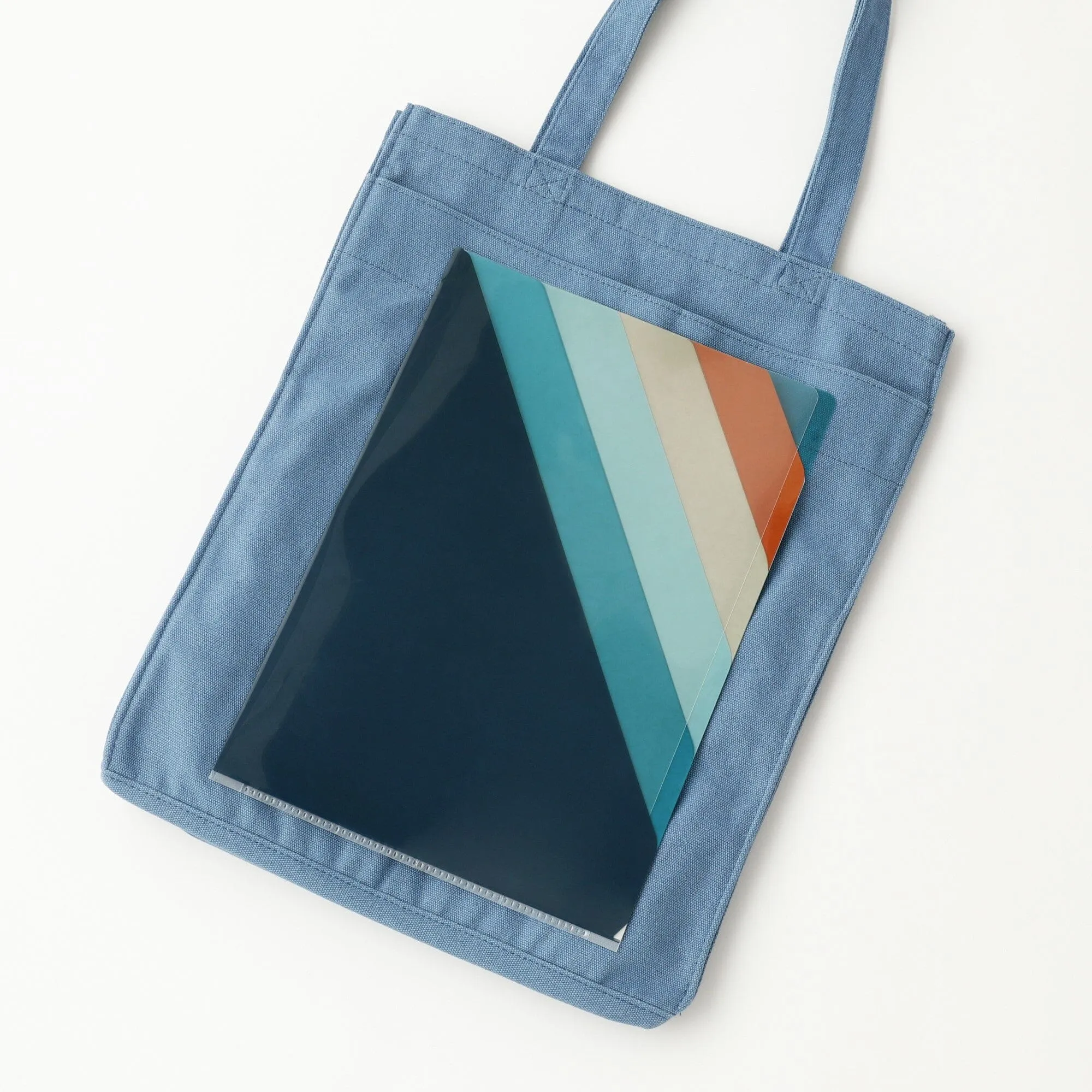 Logo Tote M Blue