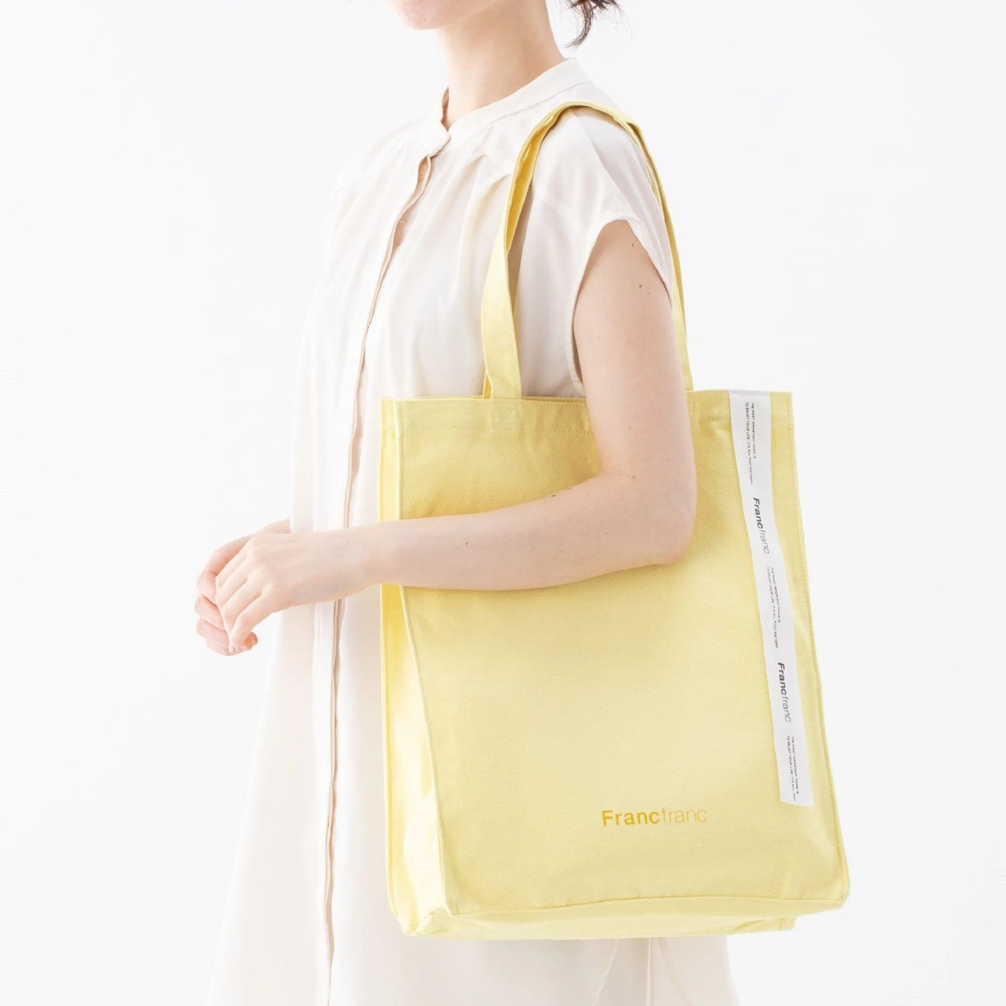 Logo Tote M Yellow