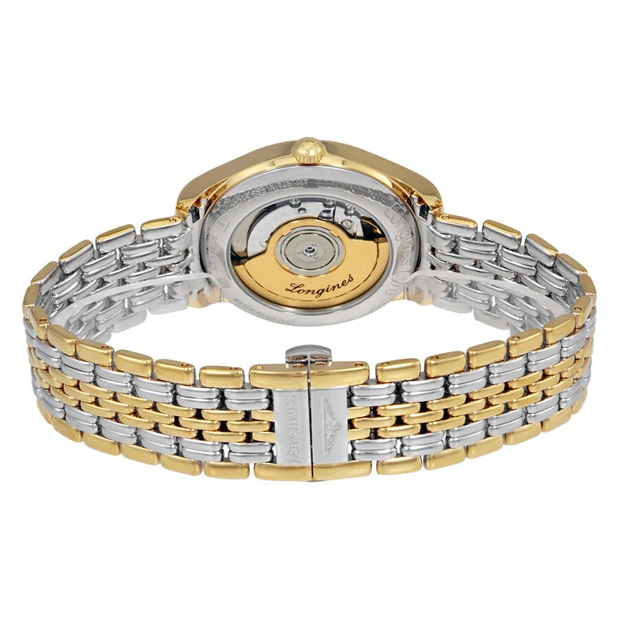 Longines Lyre White Dial Ladies Two Tone Watch L4.860.2.11.7