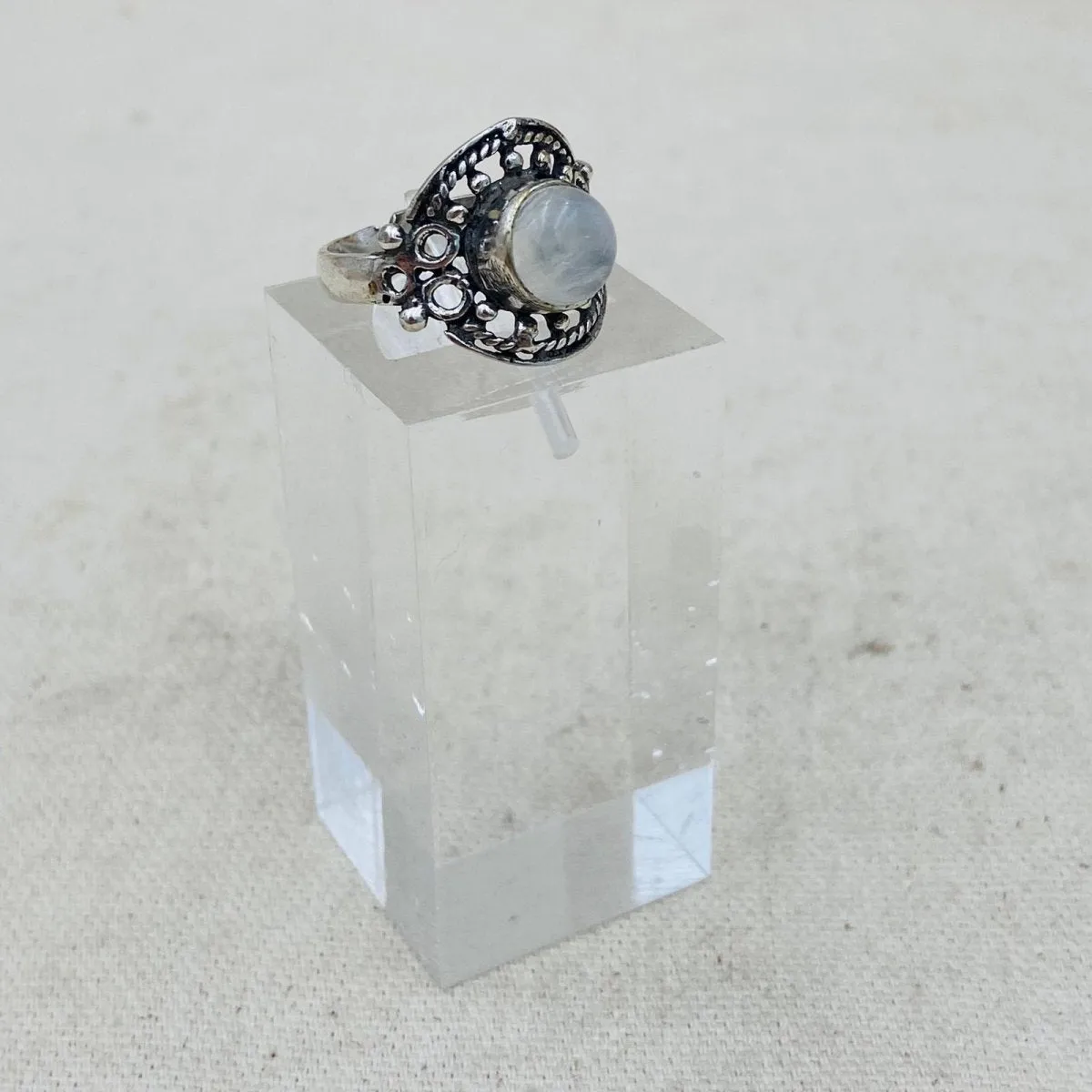 Magic Moonstone Crystal Ring