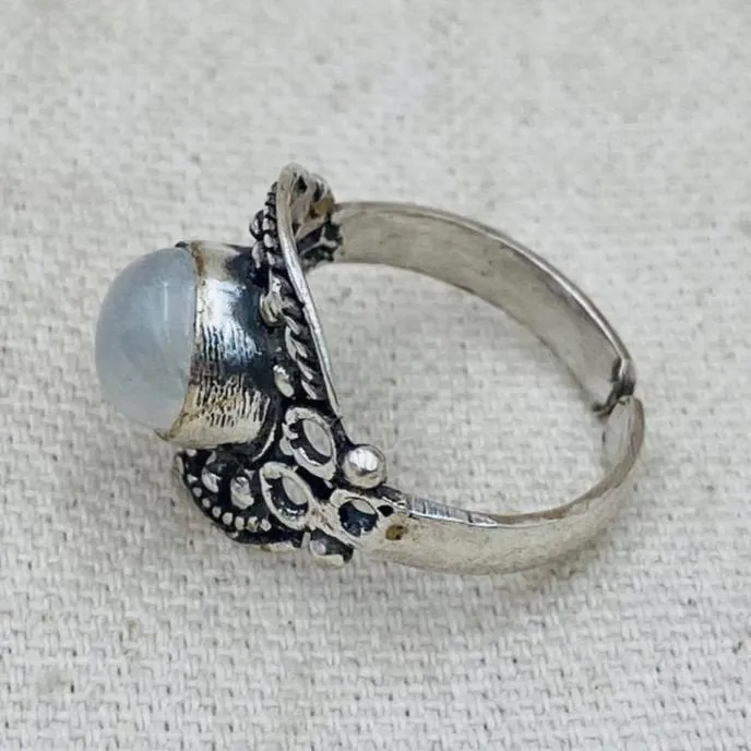 Magic Moonstone Crystal Ring