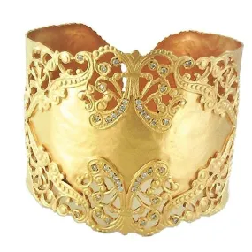 Marika 14k Gold & Diamond Cuff - M4075