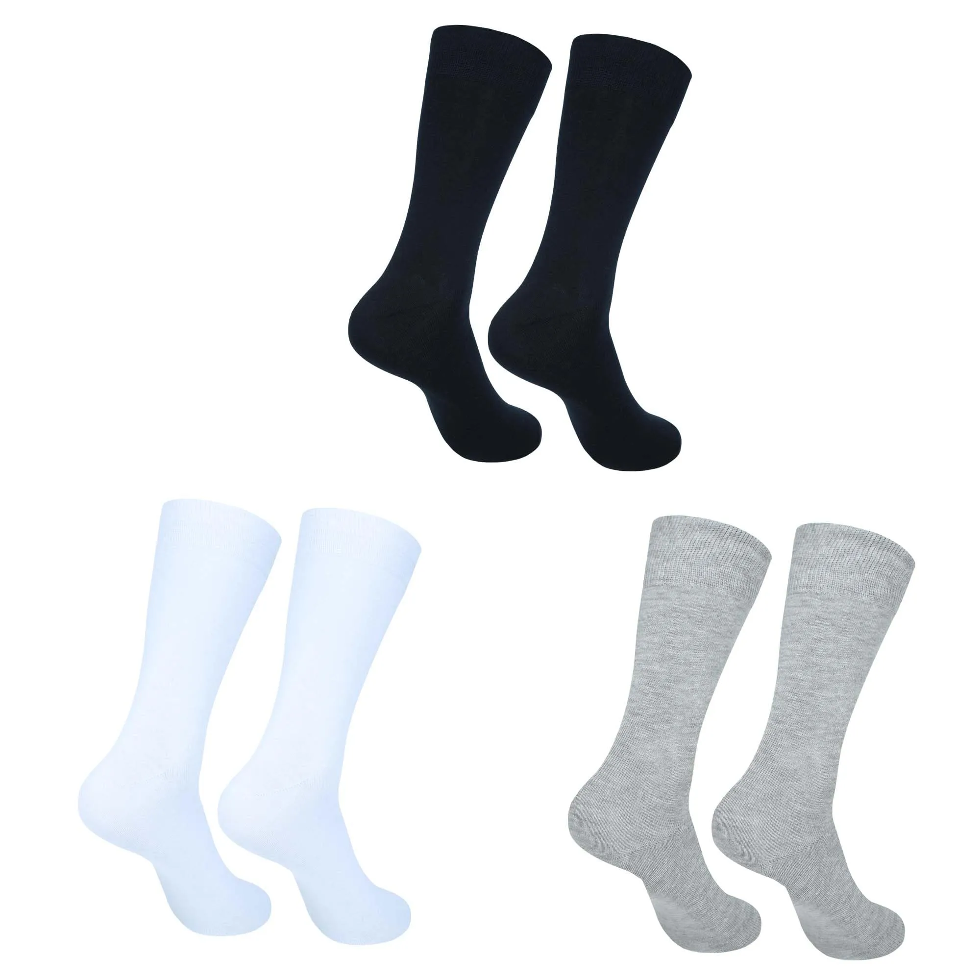Mens Dress Socks|Trouser Socks Stretchy Business Professional and Casual Wear Socks|Everyday Socks| Pack of 3