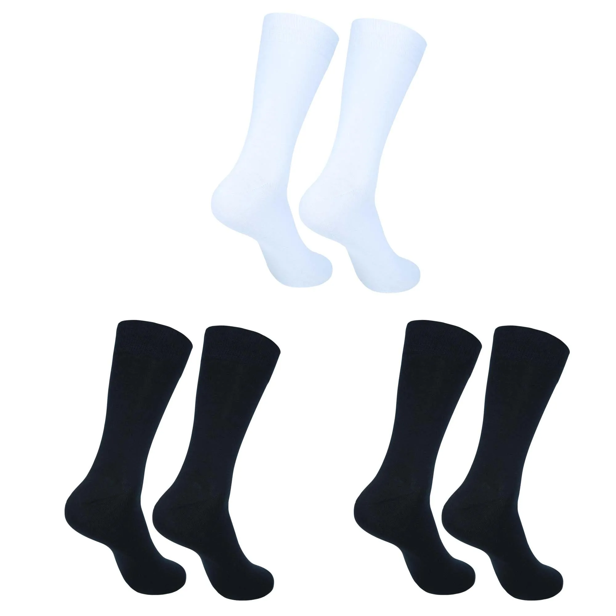 Mens Dress Socks|Trouser Socks Stretchy Business Professional and Casual Wear Socks|Everyday Socks| Pack of 3