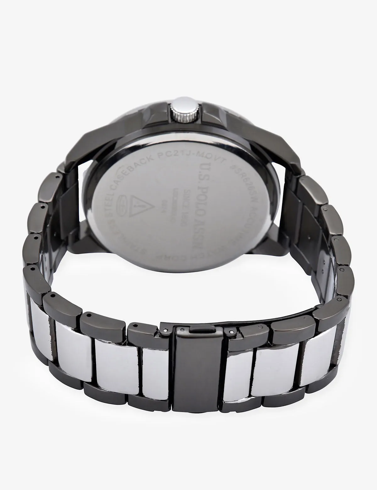 MENS TWO TONE LINK WATCH