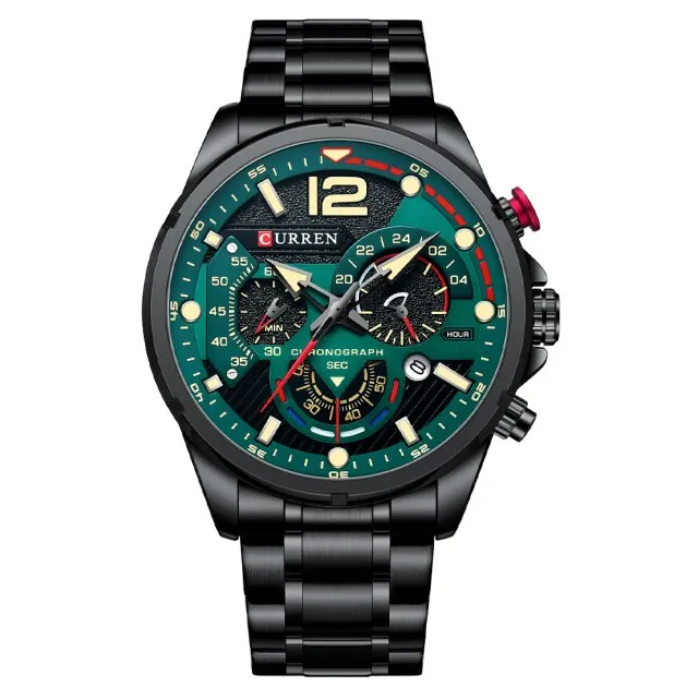 Men's Watch Business Clock Male Sport Waterproof Date Chronograph Watches