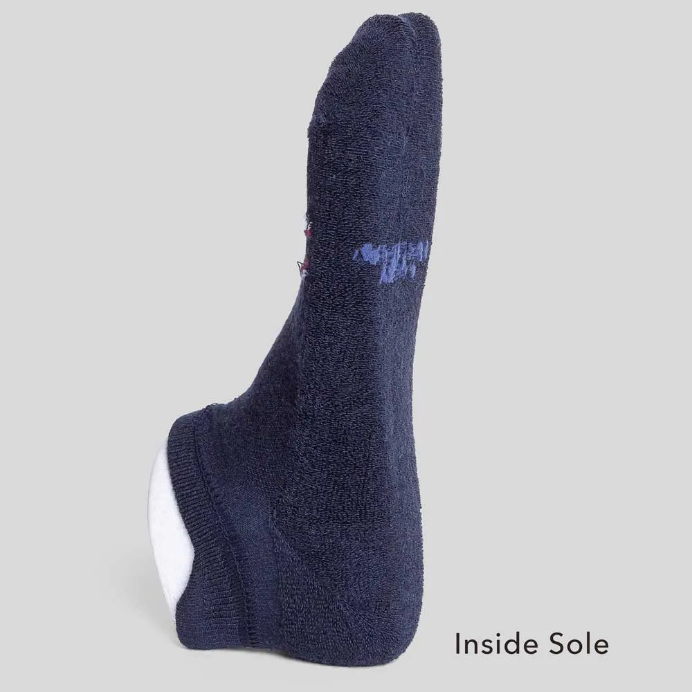 Merino Wool No Show Blister Tab | DARK NAVY 4 Pairs