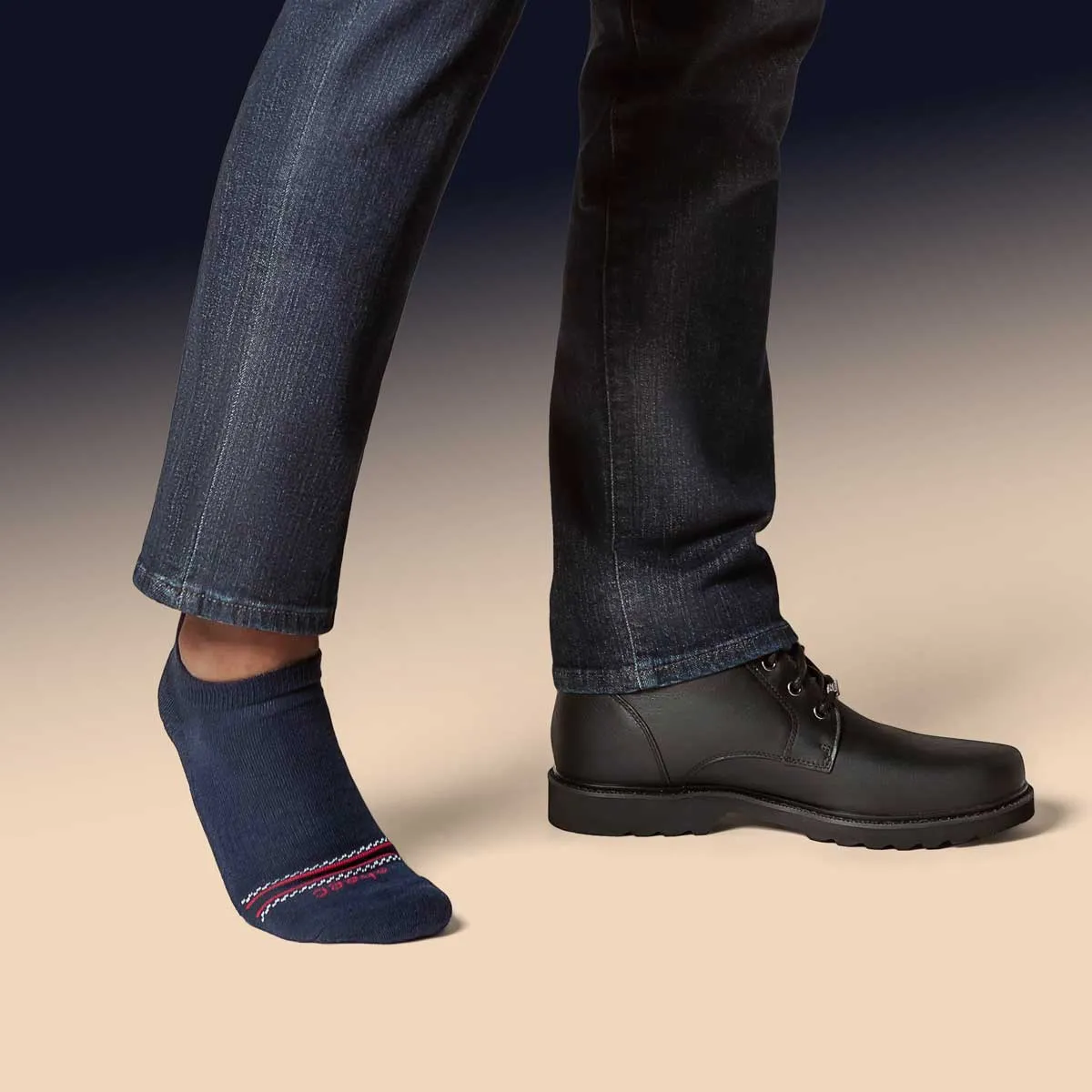 Merino Wool No Show Blister Tab | DARK NAVY 4 Pairs