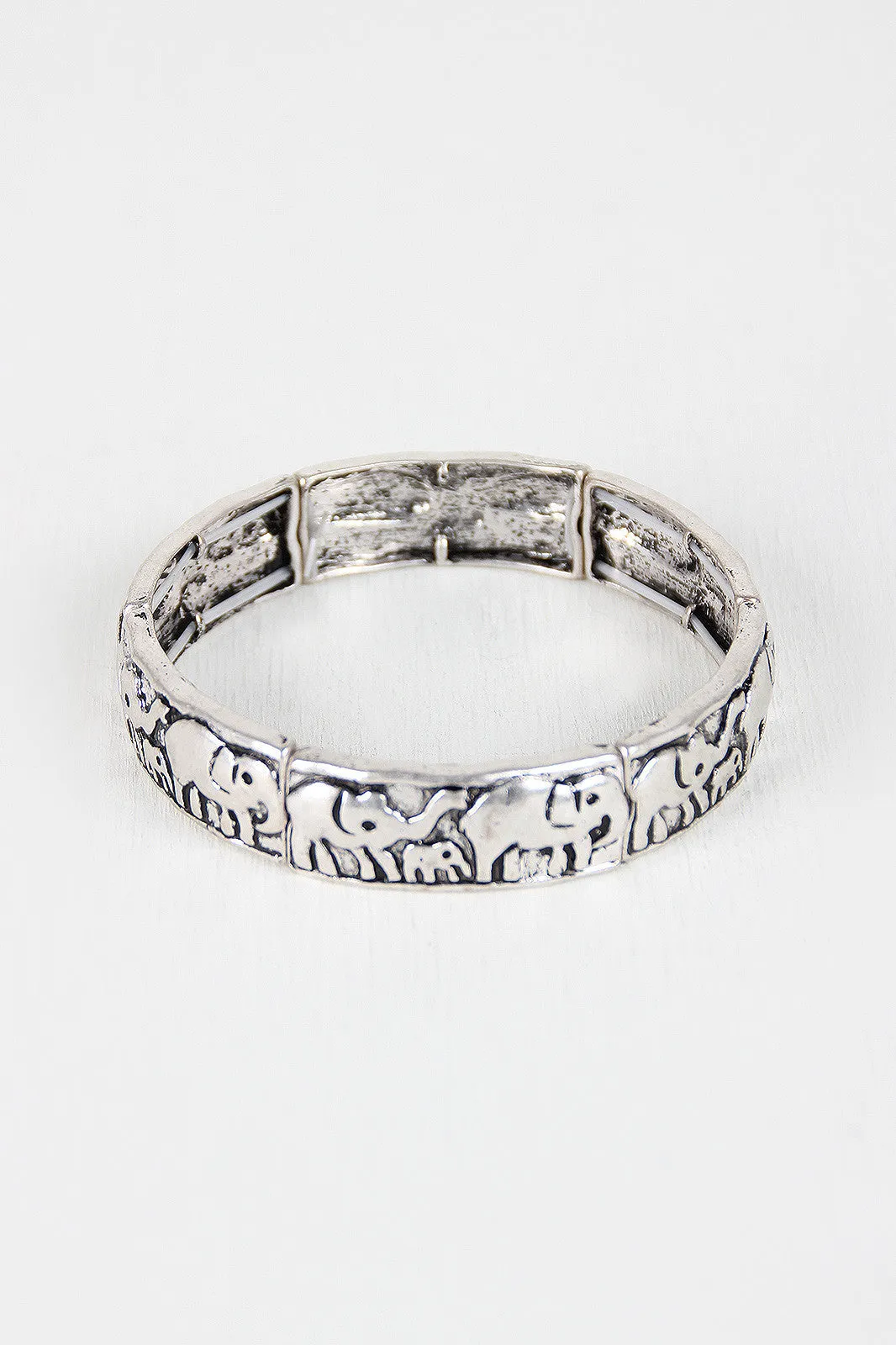 Metal Elephant Bracelet