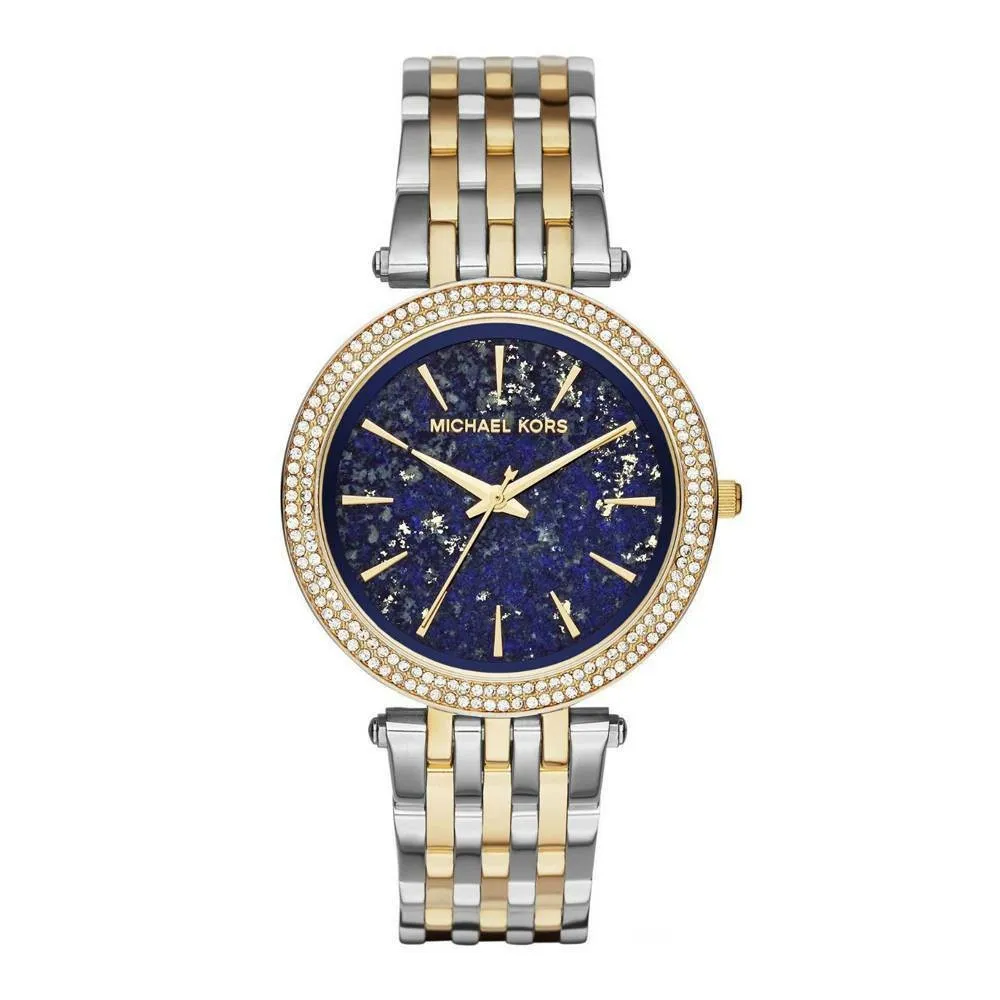 Michael Kors Two Tone Darci Blue Dial Women's Watch MK3401