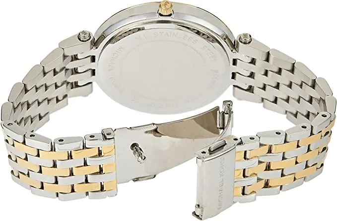 Michael Kors Two Tone Darci Blue Dial Women's Watch MK3401
