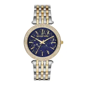 Michael Kors Two Tone Darci Blue Dial Women's Watch MK3401