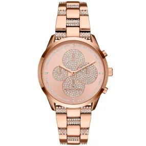 Michael Kors Women's Slater Rose Gold-Tone Watch MK6553