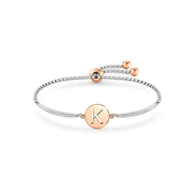 Milleluci Bracelet With CZ 028007/011 Letter K