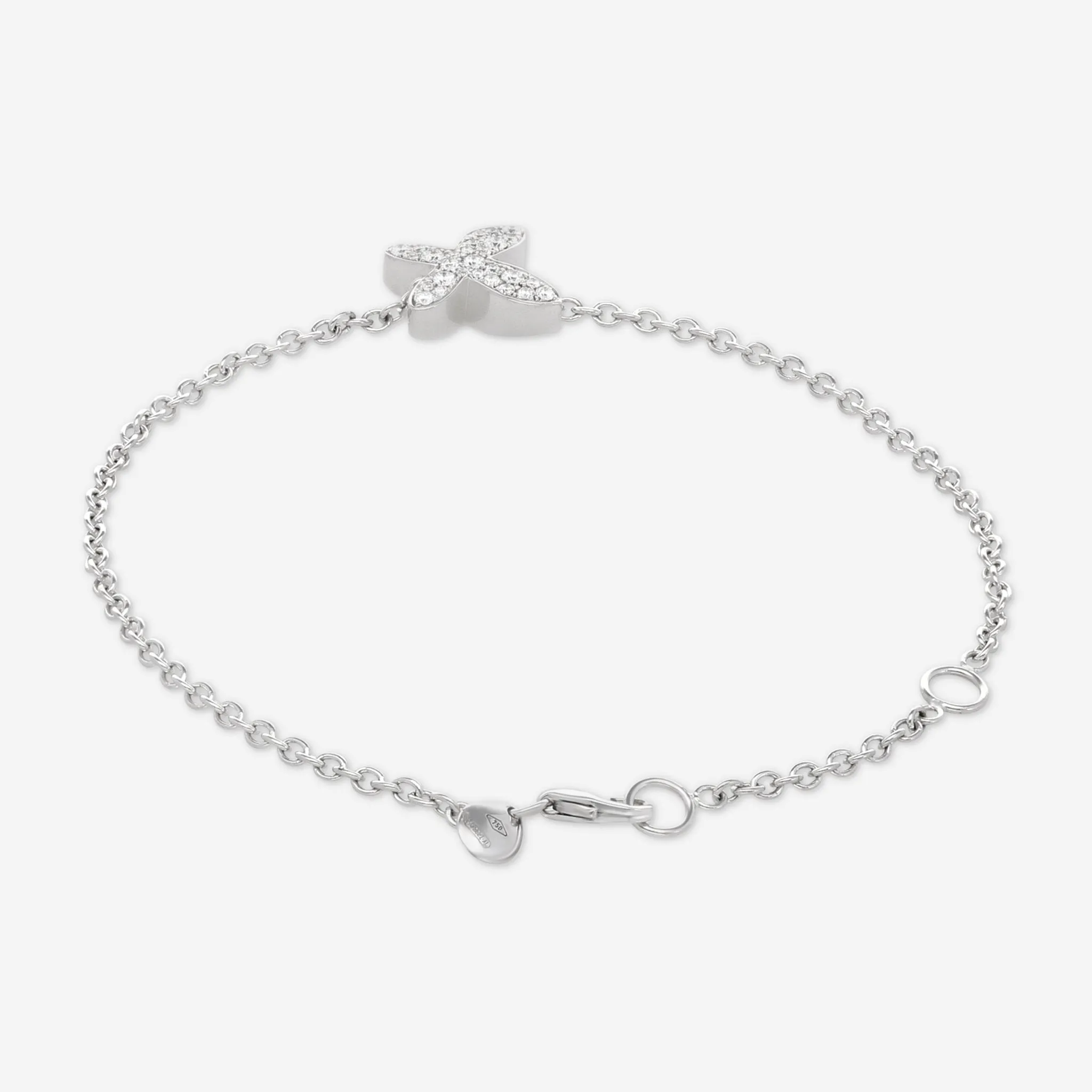 Mimi Milano Freevola 18K White Gold, Diamond Bracelet BXM243B8B