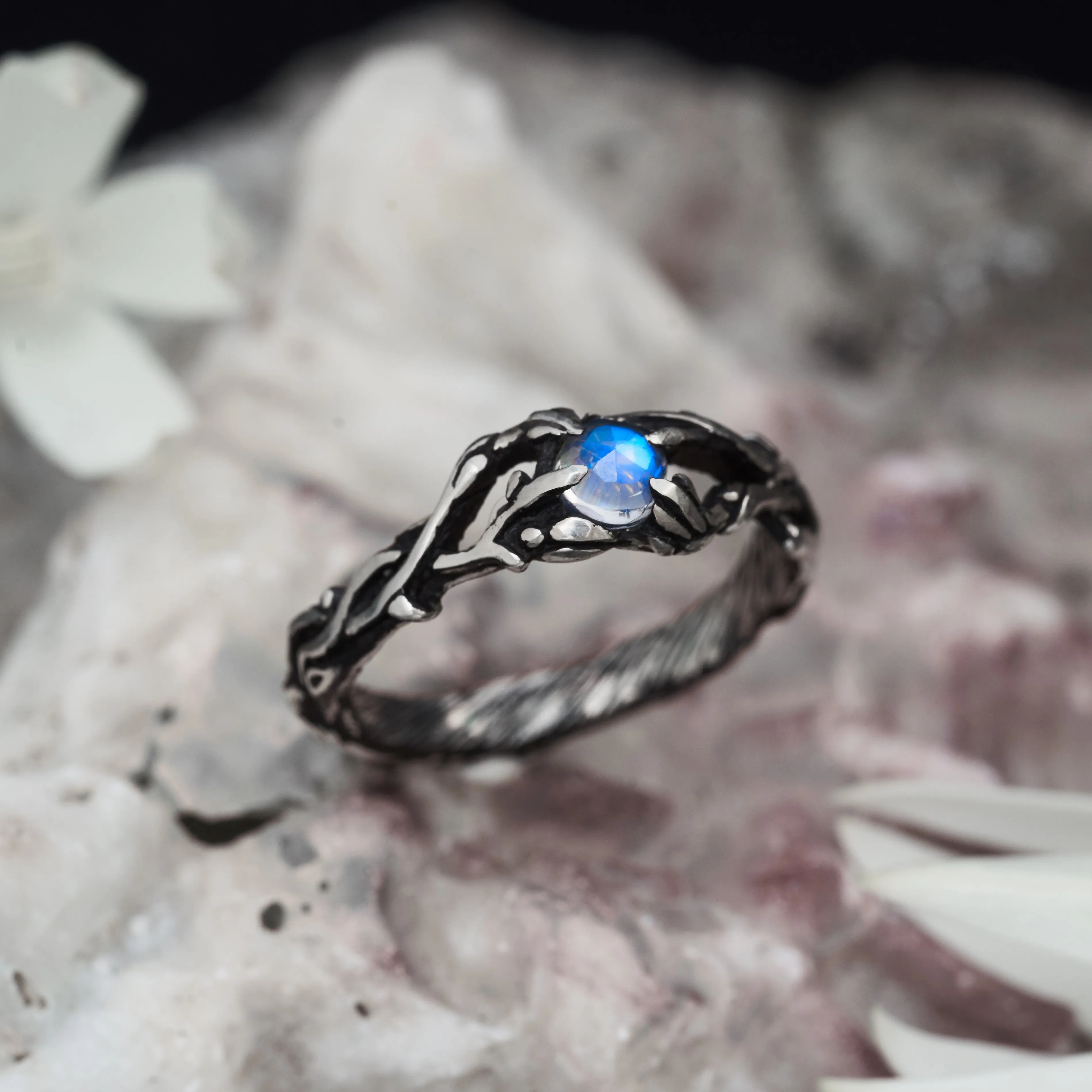 Moonstone engagement ring "Jill"