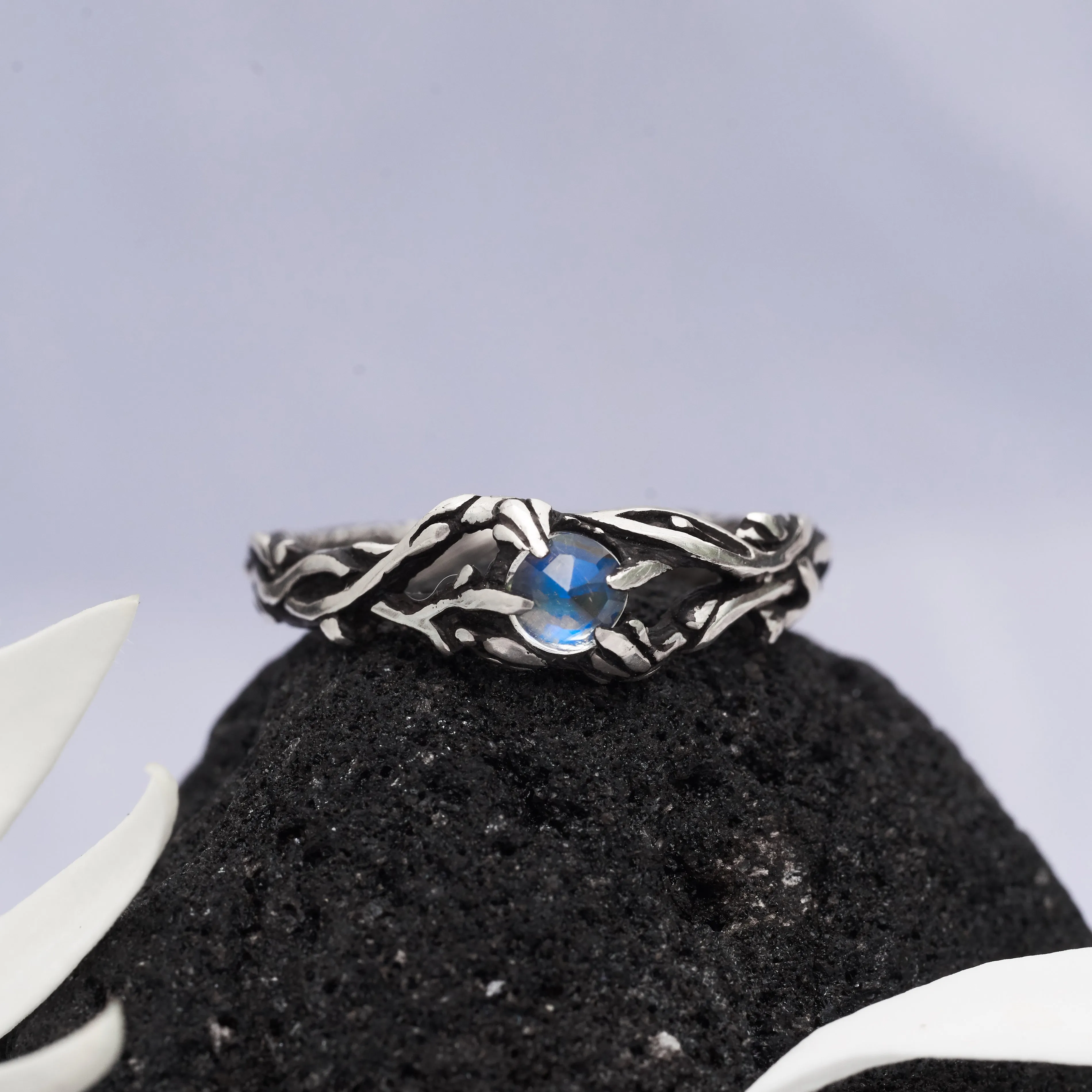 Moonstone engagement ring "Jill"
