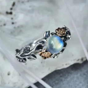 Moonstone Engagement Ring "Primrose"