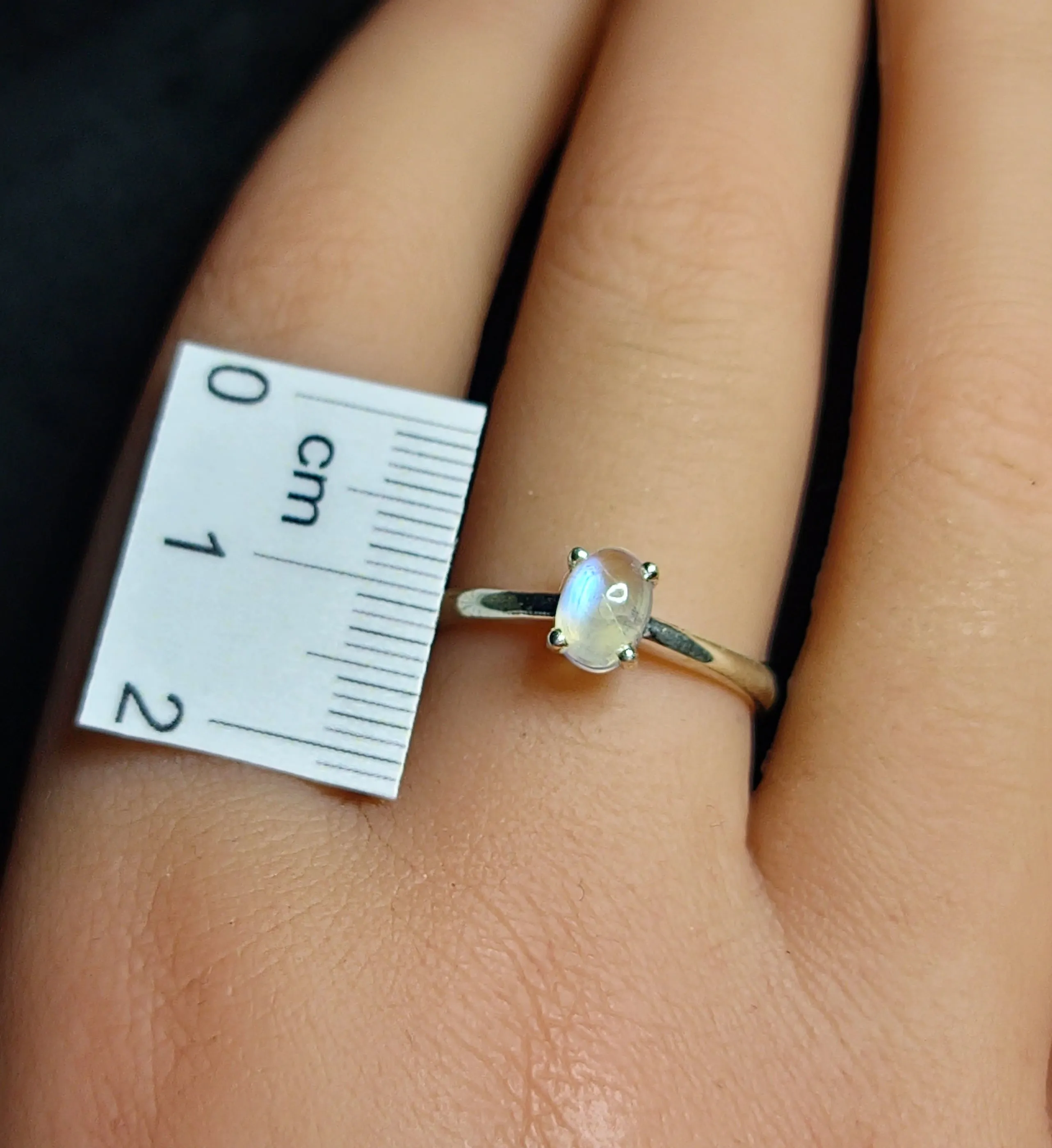 Moonstone Rings 3SSMSR1