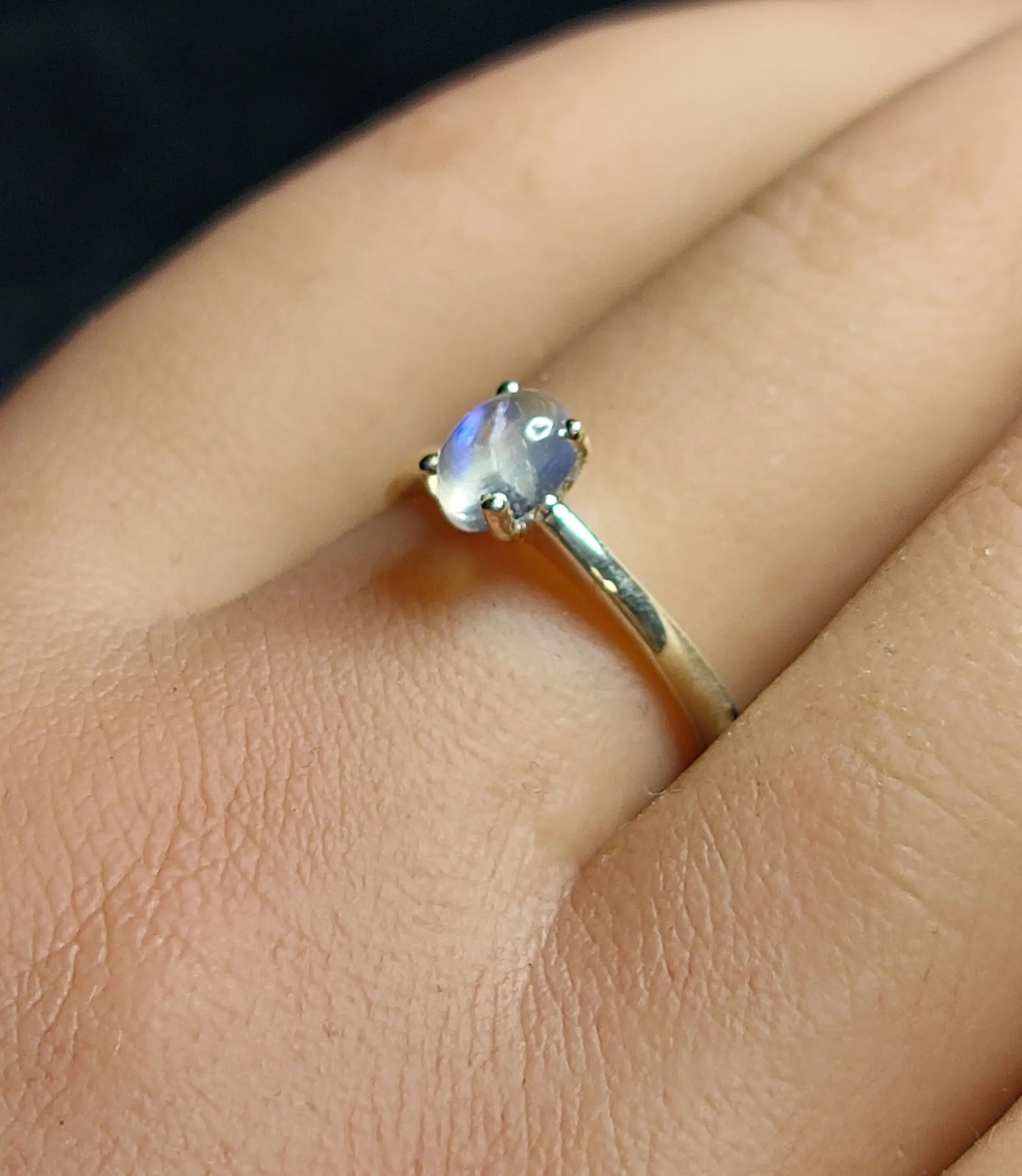 Moonstone Rings 3SSMSR1